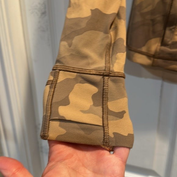 Lululemon Nulu Hooded Define Align Jacket 6 Camo Beige - Picture 6 of 11